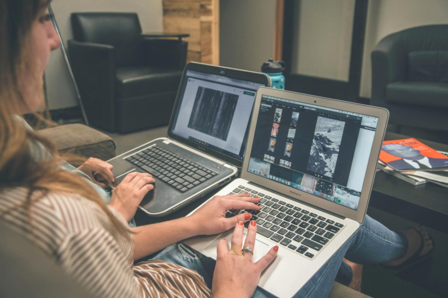 Analyse de données financières sur ordinateur